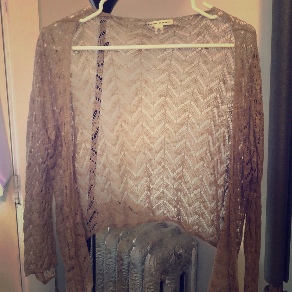 Beige light cardigan